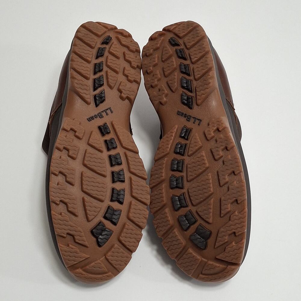 LL Bean Storm Chaser 5 Boots Mens Size 12M Slip On Waterproof WetIceTech Brown - Picture 8 of 9